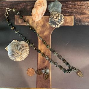 necklace and earrings perfect condition beautiful